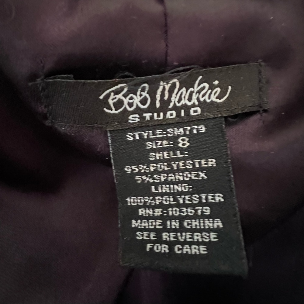 Bob Mackie Velour Blazer - Picture 5 of 9